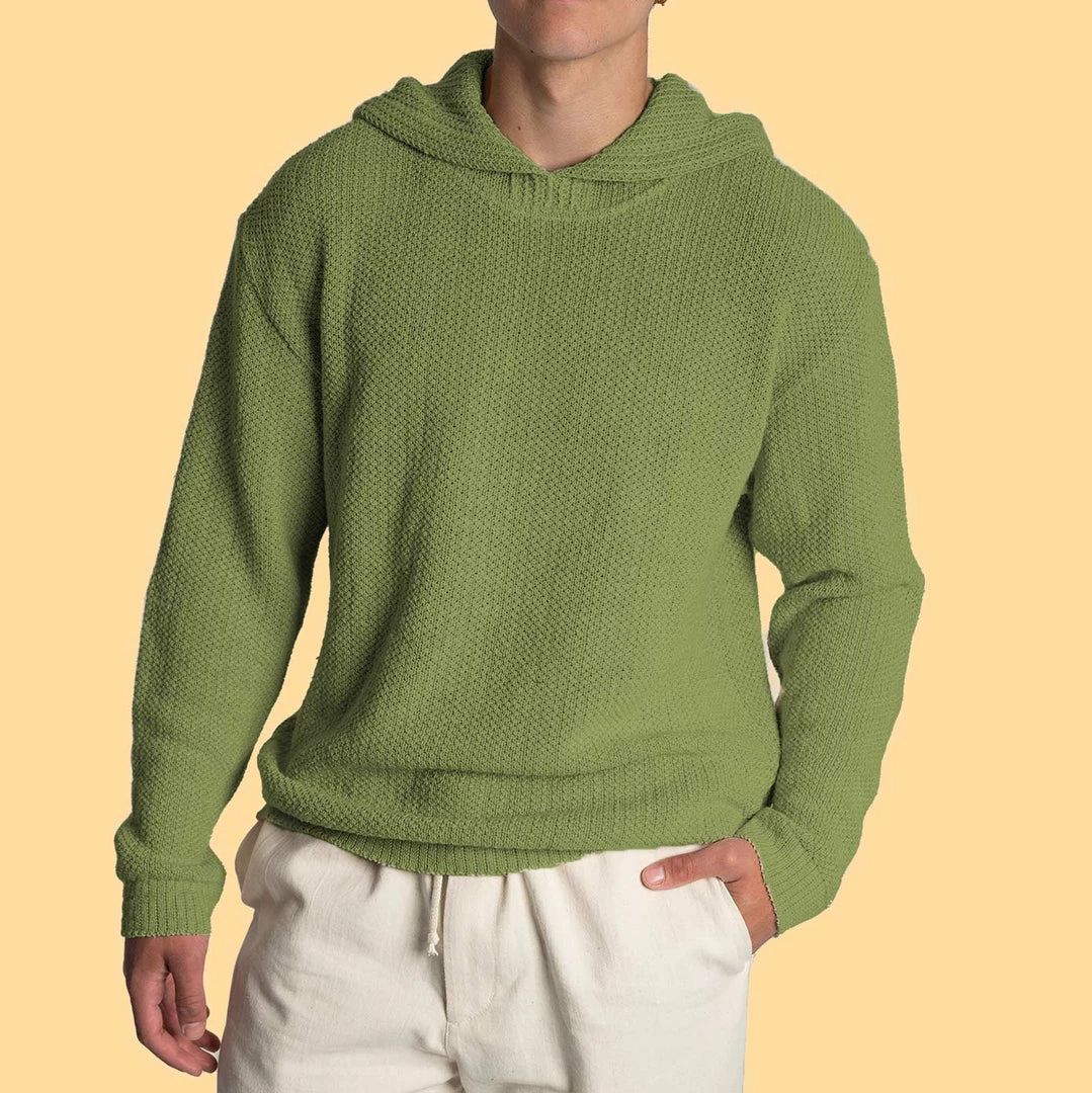 Vendor-unknown Cornwall Men's 100% Hemp Hooded Sweater Tops 5 Vendor-unknown Cornwall Men's 100% Hemp Hooded Sweater Tops