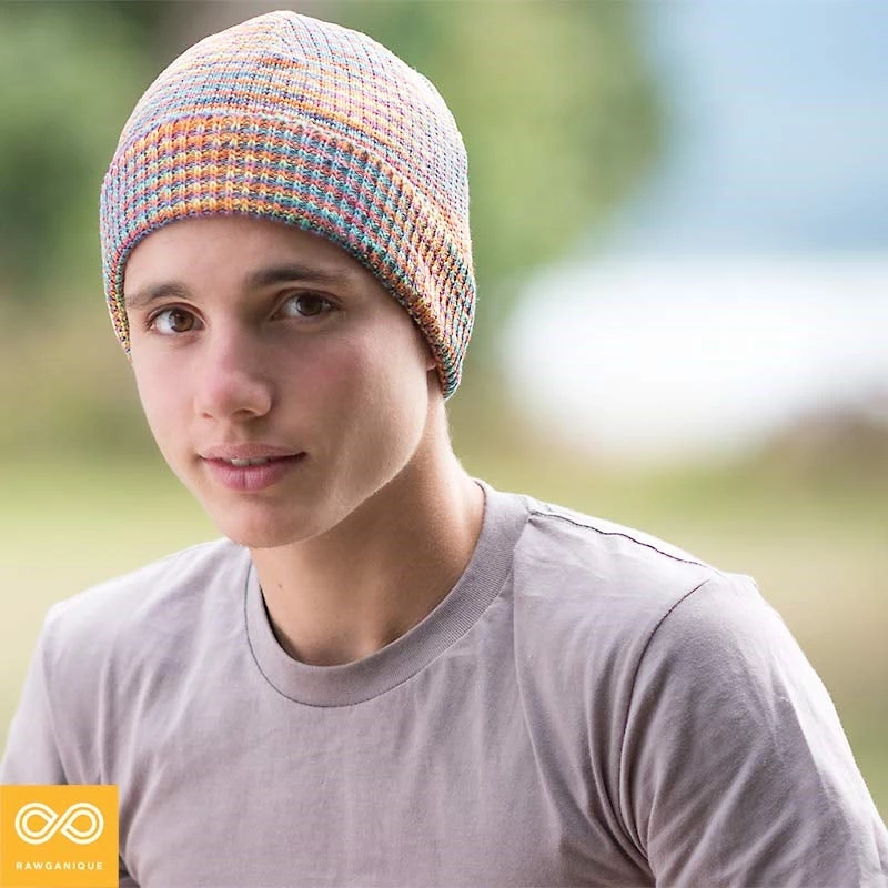 Vendor-unknown Mt. Washington Unisex Rainbow Hemp Knit Hat Hats 3 Vendor-unknown Mt. Washington Unisex Rainbow Hemp Knit Hat Hats