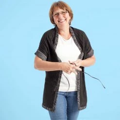 Vendor-unknown KNIGHTSBRIDGE 100% Organic Hemp Cardigan Tunic