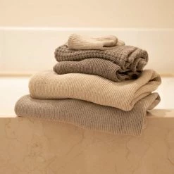 Towels CARDING MILL 100% Hemp Knit Towel Collection BedBath