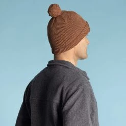 Vendor-unknown Hats LABRADOR Unisex 100% Hemp Knit Winter Hat (Pompom)