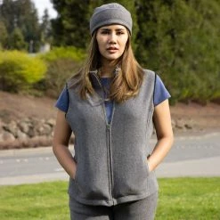 Vendor-unknown PEMBERTON 100% Organic Cotton Fleece Ski Beanie Tuque Toque Hat (Unisex) ShoesBags&More