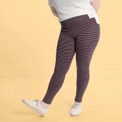 Vendor-unknown Bottoms MINDY Organic Cotton Patterned Ankle Leggings