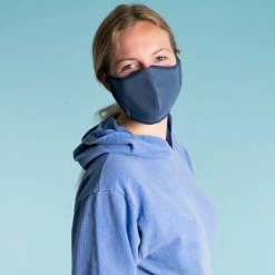 Vendor-unknown DONIZETTI 2-Layer Organic Cotton Jersey Face Mask Mouth Mask With Elastic Face Coverings