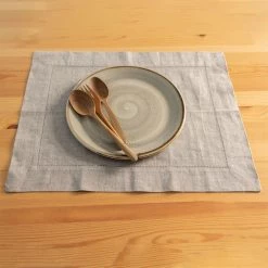 Vendor-unknown FLAXBURY 100% Organic Linen Napkins & Placemats (Plain)