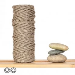 Ropes DIY 4mm Flax Linen Rope (1kg Roll)