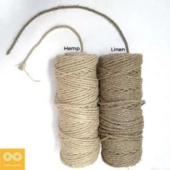 Ropes LR6A 6mm Flax Linen Rope (1kg Roll)