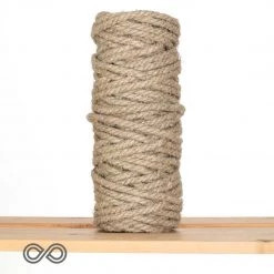 Ropes LR8A 8mm Flax Linen Rope (1kg Roll) DIY
