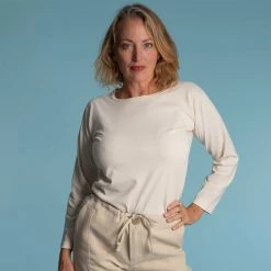 T-Shirts MAISIE Women's 100% Organic Cotton Long-Sleeve T-Shirt (USA)