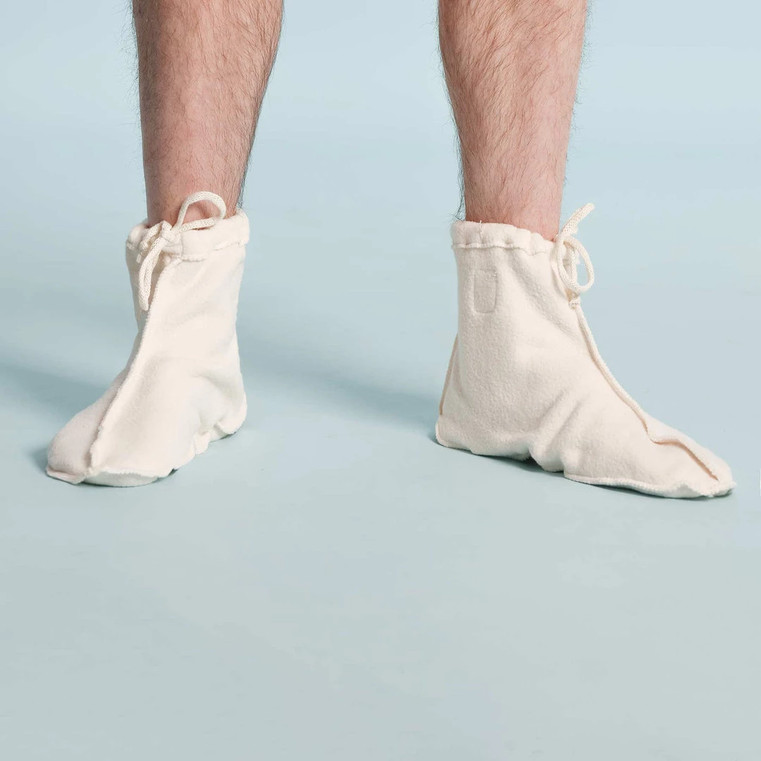 MALAHAT Elastic-free 100% Organic Cotton Fleece Booties Socks Slippers (Unisex) Women’s Footwear 4 MALAHAT Elastic-free 100% Organic Cotton Fleece Booties Socks Slippers (Unisex) Women’s Footwear