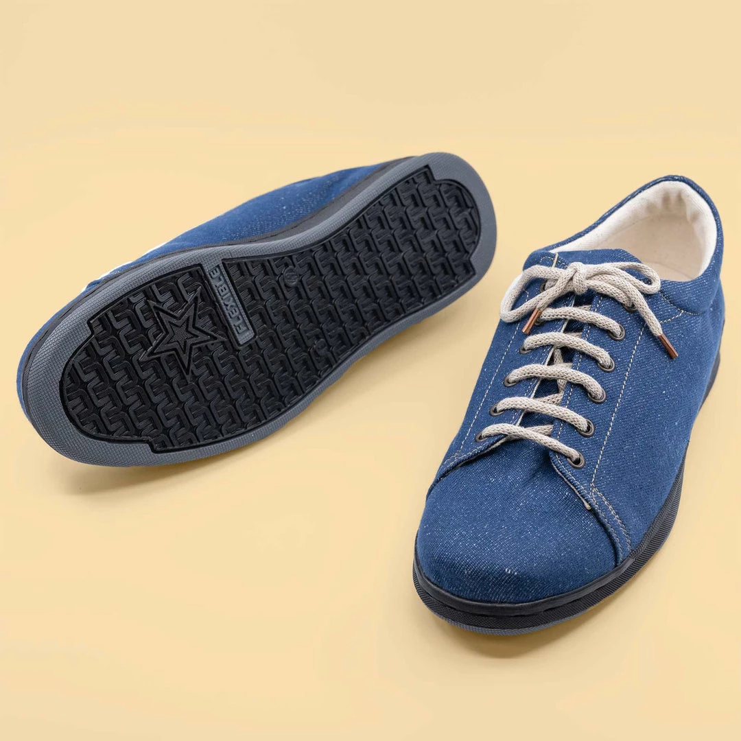 Shoes MANITOBA Organic Cotton Denim Sneakers (Men's Sizes) Footwear 2 Shoes MANITOBA Organic Cotton Denim Sneakers (Men's Sizes) Footwear