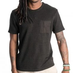 Vendor-unknown MANLEY BEACH 100% Hemp T-Shirt (Thick, Ribbed, With Pocket))