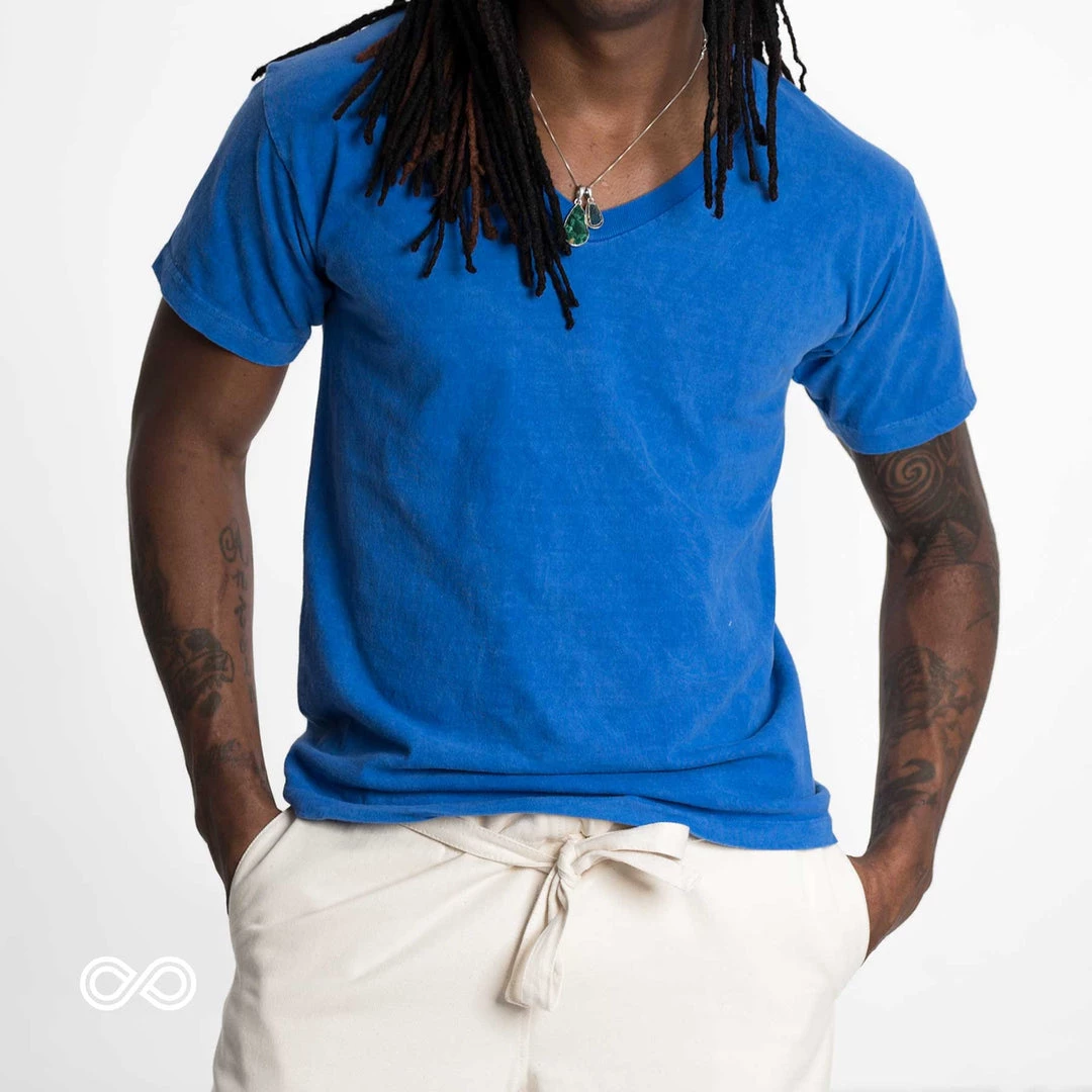 T-Shirts MONTEGO BAY 100% Organic Cotton V-neck T-shirt (Made In USA) 10 T-Shirts MONTEGO BAY 100% Organic Cotton V-neck T-shirt (Made In USA)