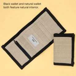 Vendor-unknown MINNEAPOLIS 100% Organic Hemp Heavy Canvas Trifold Wallet (Plastic-free, Leather-free, Vegan) (3.5x5) ShoesBags&More 13 Vendor-unknown MINNEAPOLIS 100% Organic Hemp Heavy Canvas Trifold Wallet (Plastic-free, Leather-free, Vegan) (3.5x5) ShoesBags&More