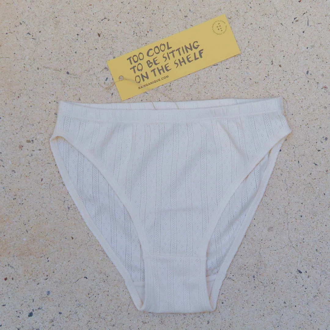 Vendor-unknown MIYUKI 100% Organic Cotton Luxury Jacquard Mesh French High Cut Bikini Brief Lingerie & Sleepwear 3 Vendor-unknown MIYUKI 100% Organic Cotton Luxury Jacquard Mesh French High Cut Bikini Brief Lingerie & Sleepwear