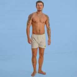 MOBY 100% Organic Prima Cotton Boxer Shorts (Gusset Crotch, Nut Button, OC Thread) 18 MOBY 100% Organic Prima Cotton Boxer Shorts (Gusset Crotch, Nut Button, OC Thread)