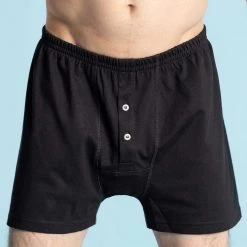 MOBY 100% Organic Prima Cotton Boxer Shorts (Gusset Crotch, Nut Button, OC Thread) 14 MOBY 100% Organic Prima Cotton Boxer Shorts (Gusset Crotch, Nut Button, OC Thread)