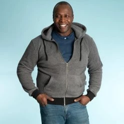 Vendor-unknown MONT TREMBLANT 100% Organic Cotton Fleece Hooded Zippered Sweatshirt (Unisex) Warmwear & Outerwear