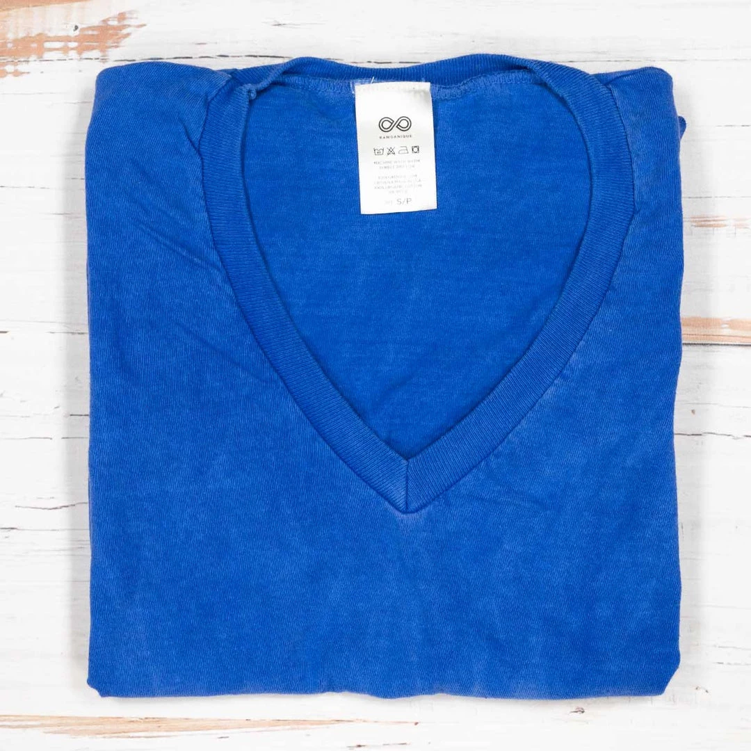 T-Shirts MONTEGO BAY 100% Organic Cotton V-neck T-shirt (Made In USA) 12 T-Shirts MONTEGO BAY 100% Organic Cotton V-neck T-shirt (Made In USA)