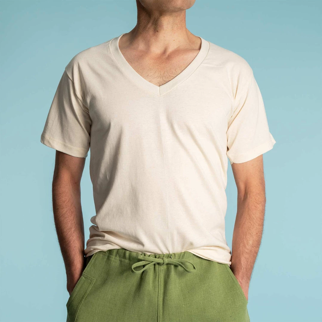 T-Shirts MONTEGO BAY 100% Organic Cotton V-neck T-shirt (Made In USA) 14 T-Shirts MONTEGO BAY 100% Organic Cotton V-neck T-shirt (Made In USA)