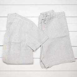 NASHVILLE 100% Organic Hemp Pajamas PJ Set (short-sleeves / Shorts)