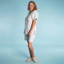 NASHVILLE 100% Organic Hemp Pajamas PJ Set (short-sleeves / Shorts)