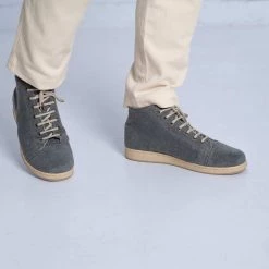 Vendor-unknown NEWARK 100% Organic Hemp High Tops (Men's Sizes) Footwear