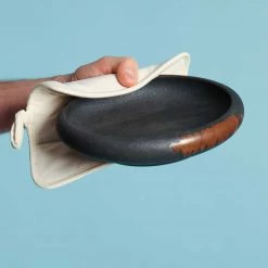 Vendor-unknown Kitchen BUNYAN 100% Organic Cotton Oven Mitt (No Polyester, No Fire Retardants, No Plastic, OC Thread)