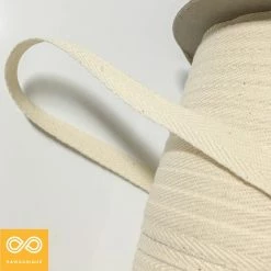 Vendor-unknown Organic Cotton Edging Tape - Drawstrings (By The Foot) Edging Tape Ribbon Drawstrings