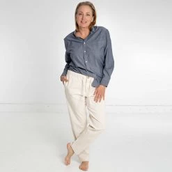 Vendor-unknown PARK PLACE 100% Organic Cotton Long-Sleeve Dress Shirt Men