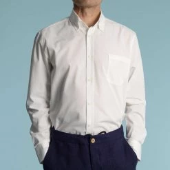 Vendor-unknown PARK PLACE 100% Organic Cotton Long-Sleeve Dress Shirt Men