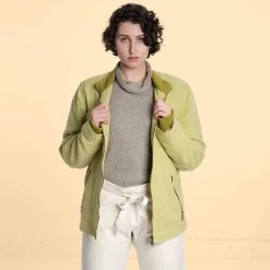 Vendor-unknown Warmwear & Outerwear PARK LANE Organic Hemp Jacket (Organic Cotton Fleece Lining) (Unisex)