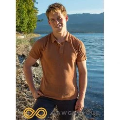 Vendor-unknown Pebble Beach 100% Hemp Golf Polo Shirt (Slim Fit) (Discontinued, 20% Off) Clearance