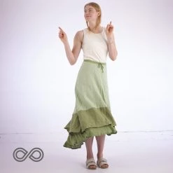 Vendor-unknown Bottoms HABANERA 100% Organic Hemp Long Skirt