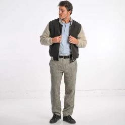 Vendor-unknown Men RAINIER Elastic-Free Flex-Waist 100% Organic Hemp Jogger Pants (Unisex)