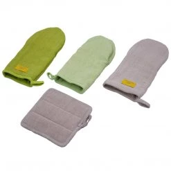 Vendor-unknown LOCH MARON Organic Hemp Pot Holder (100% Organic Cotton Fill) (No Polyester, No Fire Retardants, No Plastic, OC Thread) Kitchen