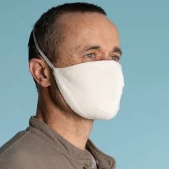 Vendor-unknown PURCELL 2-Layer Organic Cotton Fleece & Jersey Face Mask Mouth Mask (One Elastic)