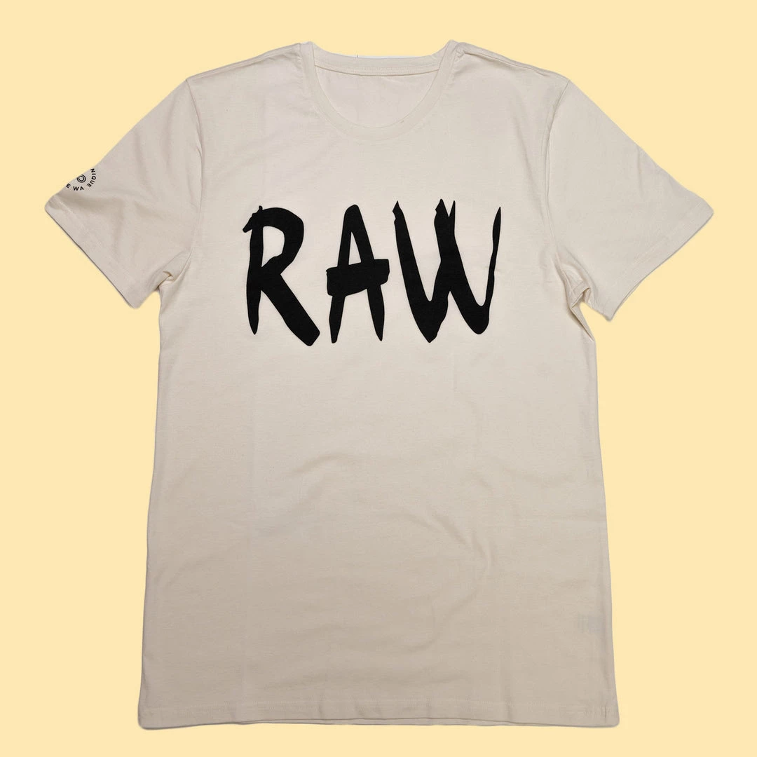 T-Shirts PUREVALLEY 100% Organic Prima Cotton T-Shirt (Unisex) - RAW 1 T-Shirts PUREVALLEY 100% Organic Prima Cotton T-Shirt (Unisex) - RAW