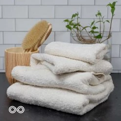 PUREVILLE Organic Hemp Terry Towels (100% Hemp Terry Loops, 100% OC Backing) 12 PUREVILLE Organic Hemp Terry Towels (100% Hemp Terry Loops, 100% OC Backing)