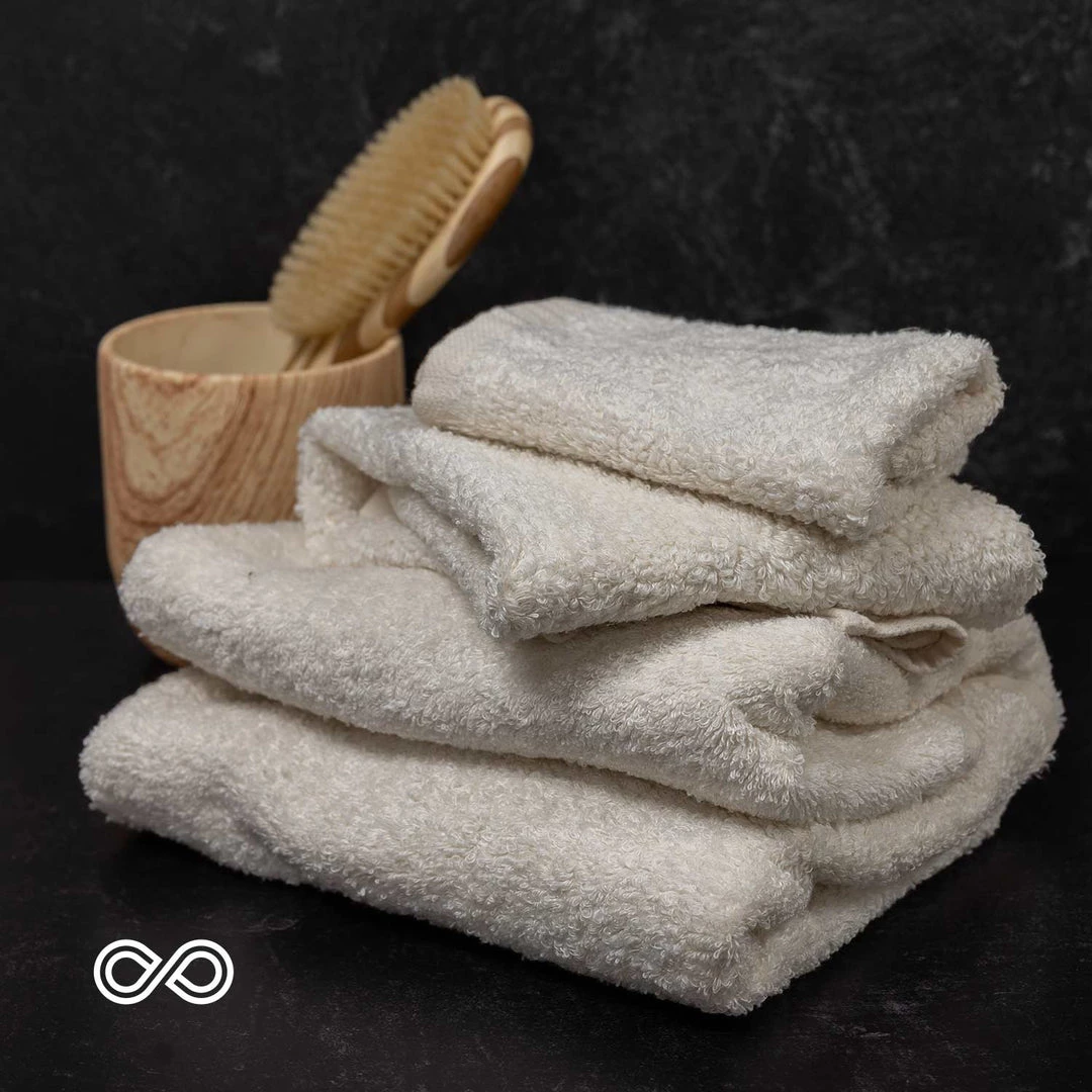 PUREVILLE Organic Hemp Terry Towels (100% Hemp Terry Loops, 100% OC Backing) 5 PUREVILLE Organic Hemp Terry Towels (100% Hemp Terry Loops, 100% OC Backing)