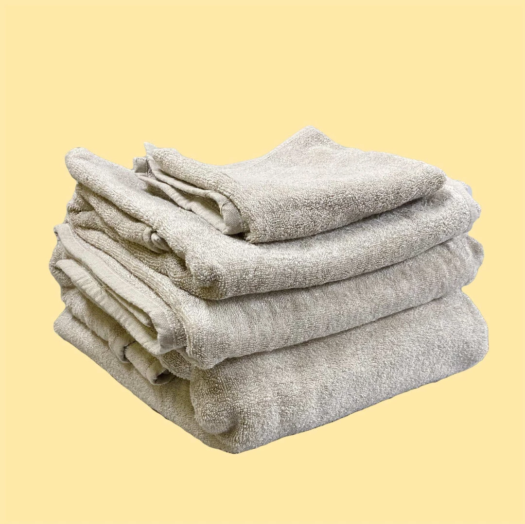 PUREVILLE Organic Hemp Terry Towels (100% Hemp Terry Loops, 100% OC Backing) 1 PUREVILLE Organic Hemp Terry Towels (100% Hemp Terry Loops, 100% OC Backing)