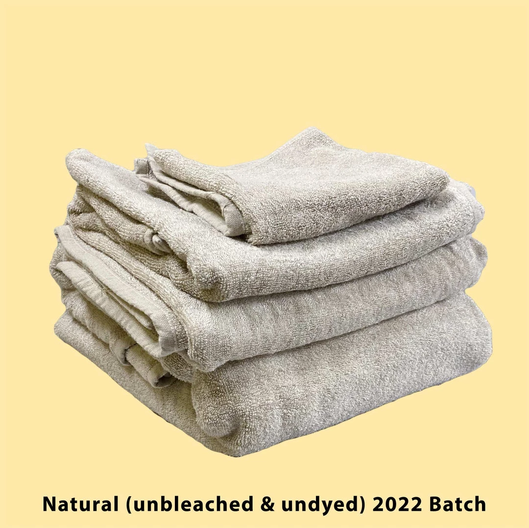 PUREVILLE Organic Hemp Terry Towels (100% Hemp Terry Loops, 100% OC Backing) 9 PUREVILLE Organic Hemp Terry Towels (100% Hemp Terry Loops, 100% OC Backing)