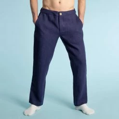 Vendor-unknown Men RAINIER Elastic-Free Flex-Waist 100% Organic Hemp Jogger Pants (Unisex)