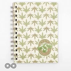 Vendor-unknown Hemp Journal 5"x7" With Letter-Pressed Hemp Cover Hemp Paper
