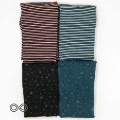 Vendor-unknown Bottoms MINDY Organic Cotton Patterned Ankle Leggings