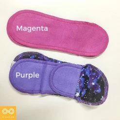 Vendor-unknown Feminine Hygiene Organic Cotton Washable Maxi Menstrual Liner Inserts (4 Pcs)