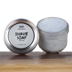 Vendor-unknown Organic Shave Soap 210ml Glass Jar BedBath
