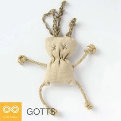 Vendor-unknown Gotts Handmade Hemp Toy Doll (Organic Cruelty-free Wool Filled)