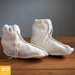 MALAHAT Elastic-free 100% Organic Cotton Fleece Booties Socks Slippers (Unisex) Women’s Footwear 11 MALAHAT Elastic-free 100% Organic Cotton Fleece Booties Socks Slippers (Unisex) Women’s Footwear