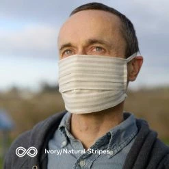 Vendor-unknown Face Coverings SCHOENBERG 100% Hemp Face Mask Mouth Mask (Elastic-free)